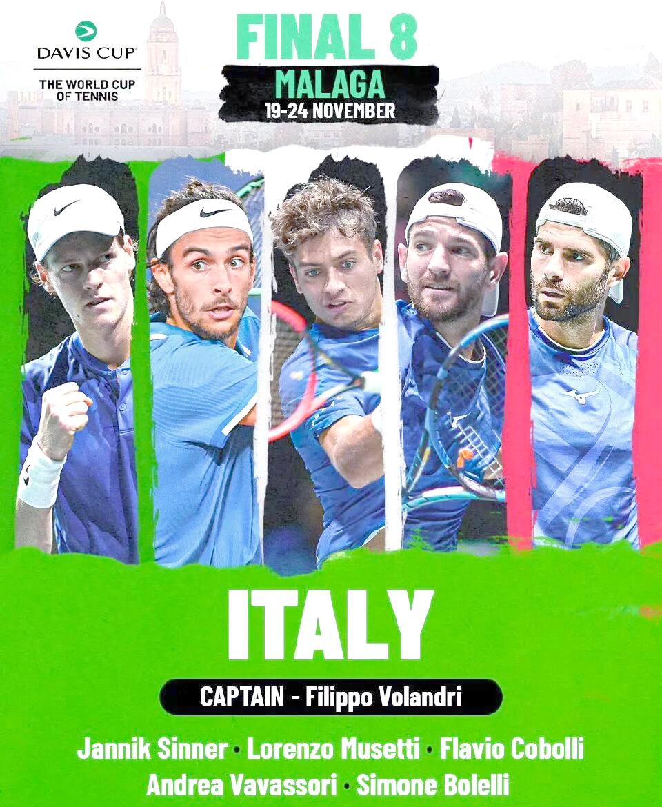 戴维斯杯险胜联合杯，辛纳点燃赛场